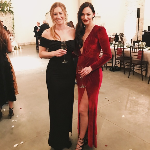 Reformation Dresses & Skirts - Red Velvet dress by Reformation